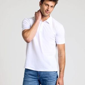 True Classic White Men's Polo Shirt NWT